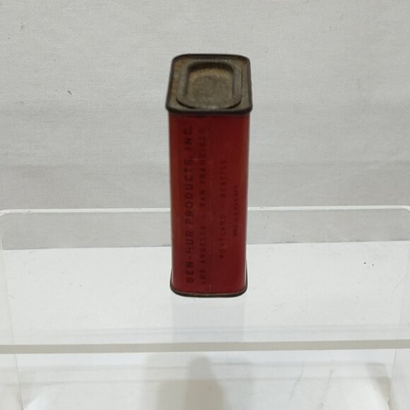 Ben-Hur Marjoram Spice Tin Container 2 Oz 1940s Collectible Kitchen Décor Vintag - Picture 4 of 7